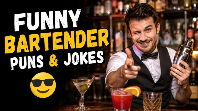 225 Bartender Puns and Jokes to Shake Up Laughs