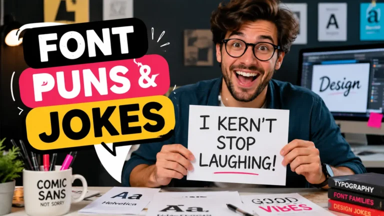 225 Font Puns and Jokes That Are Boldly Funny